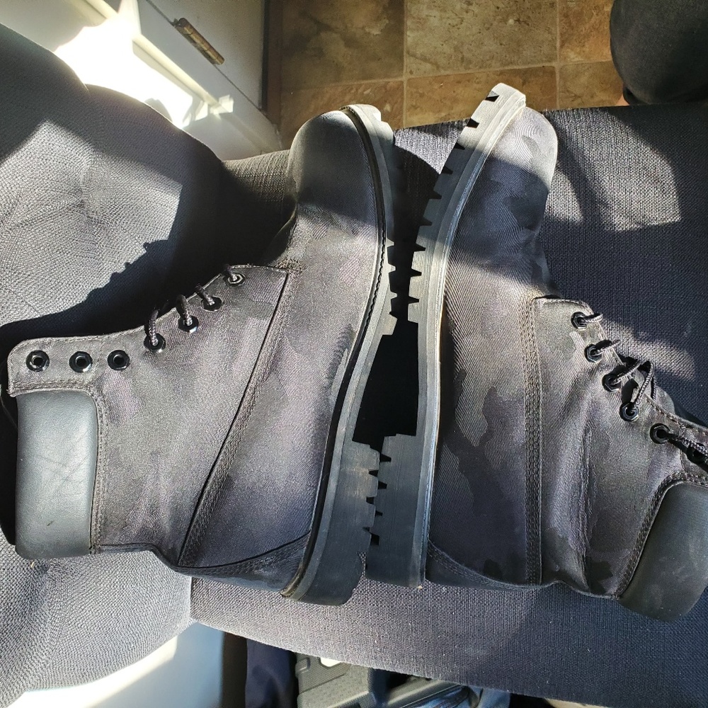 Black Camo Timberlands